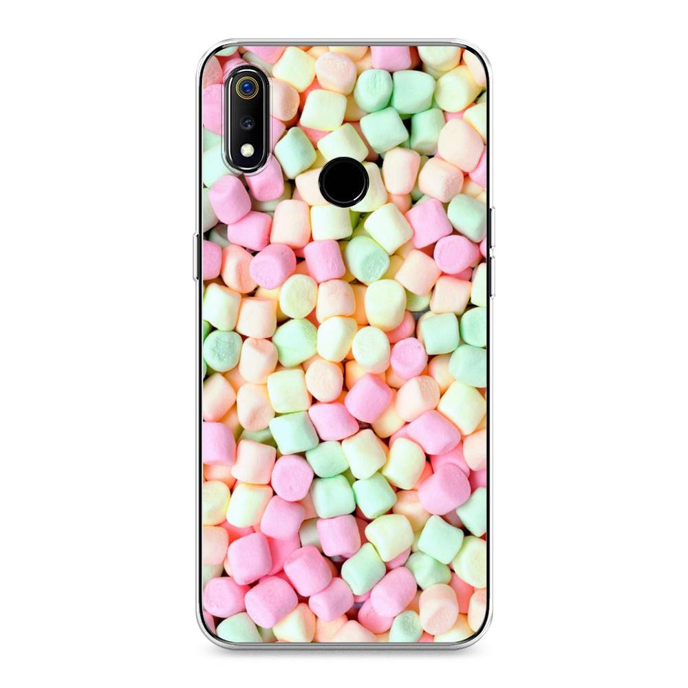 

Чехол Awog на Realme 3 "Marshmallows", Разноцветный, 251050-10