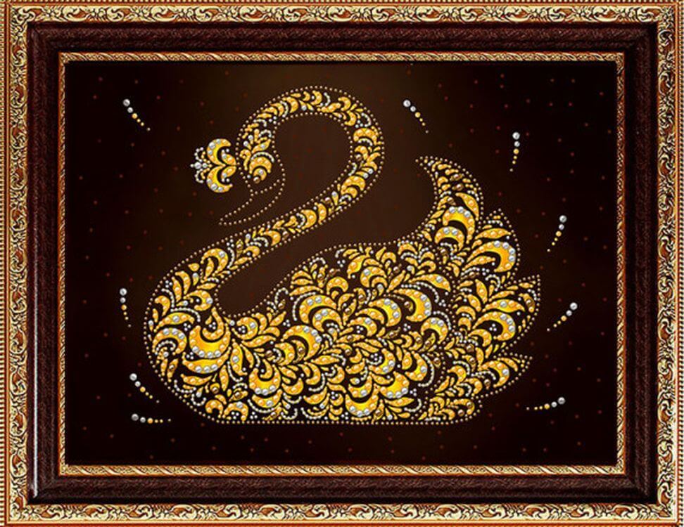 Рисунок на ткани вышивка бисером