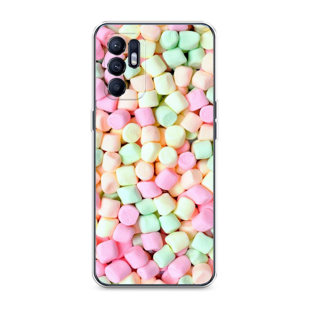

Чехол Awog на Oppo Reno 6 "Marshmallows", Разноцветный, 257850-10