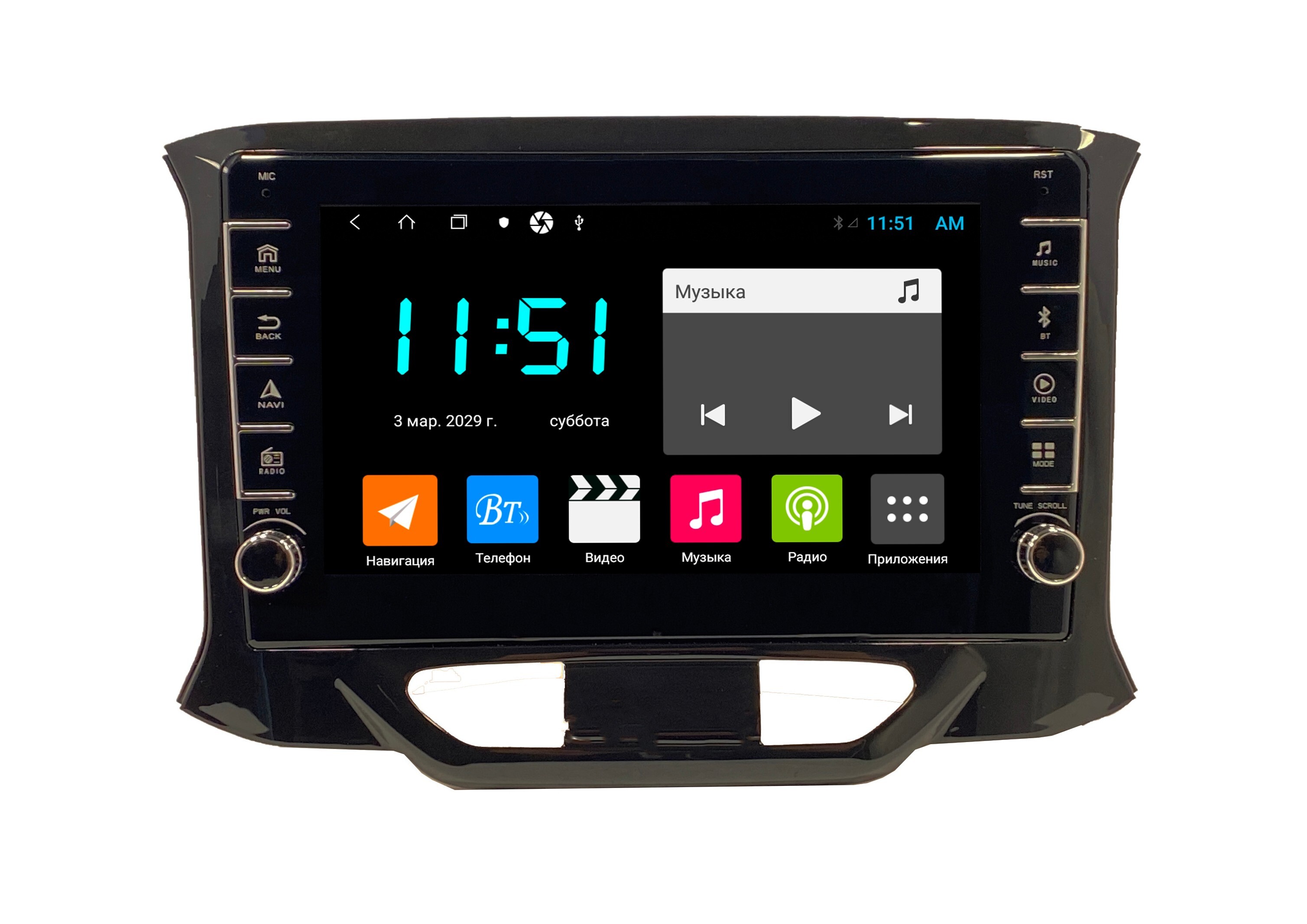 Штатная автомагнитола Zenith Lada X-Ray 464GB с крутилками Android 12 Мультируль 3396600₽