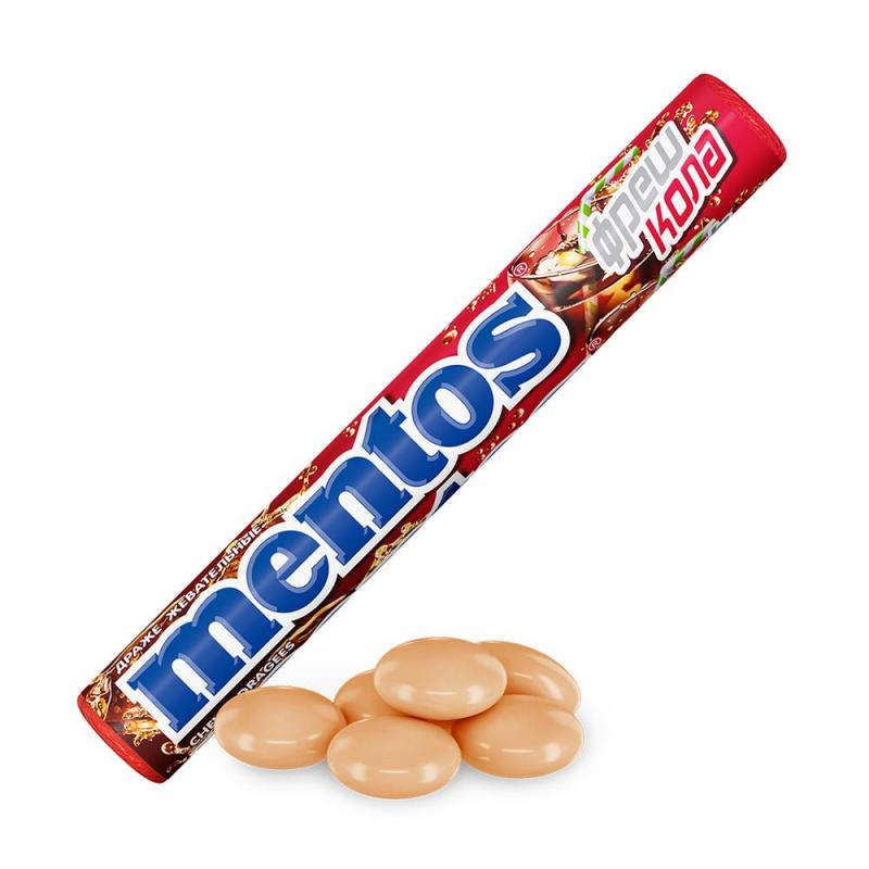 

Жевательные драже Mentos Fresh cola 37,5 г