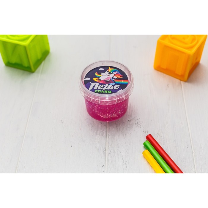 Слайм Пегас» Ирис, сиреневый 90 г