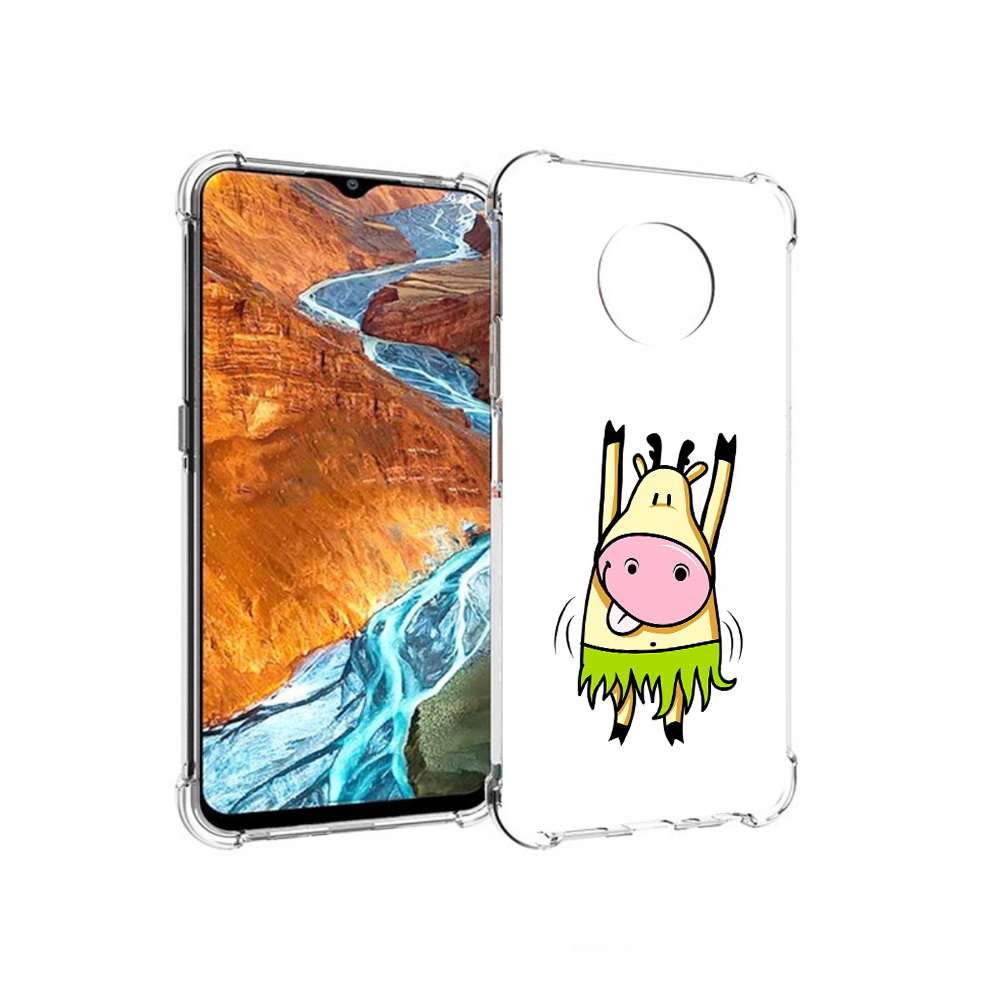 

Чехол MyPads Tocco для Nokia G300 Веселая корова (PT224563.108.42), Прозрачный, Tocco