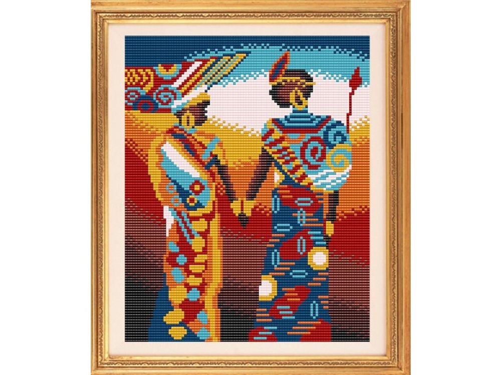 

Рисунок на ткани «Африка»