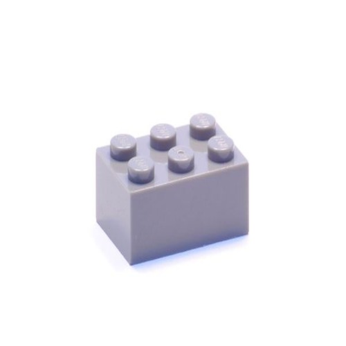

Деталь LEGO 4211386 Кирпичик 2X3 серый 50 шт.