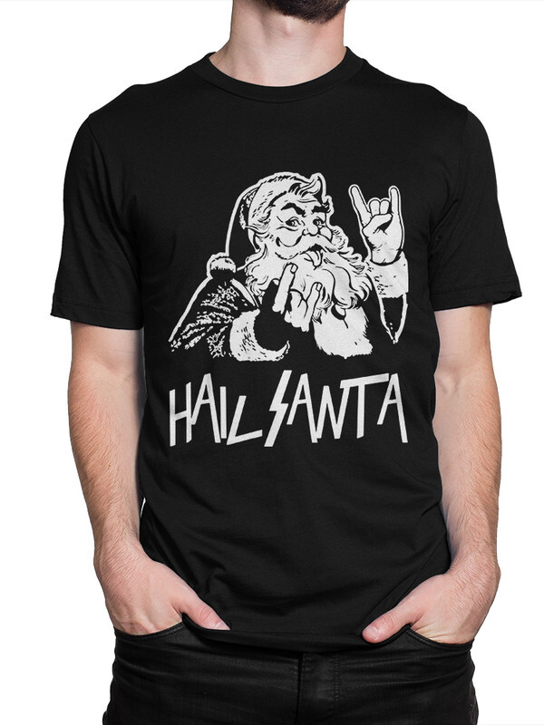 

Футболка мужская Dream Shirts Дед Мороз - Hail Santa черная 3XL, Черный, Дед Мороз - Hail Santa