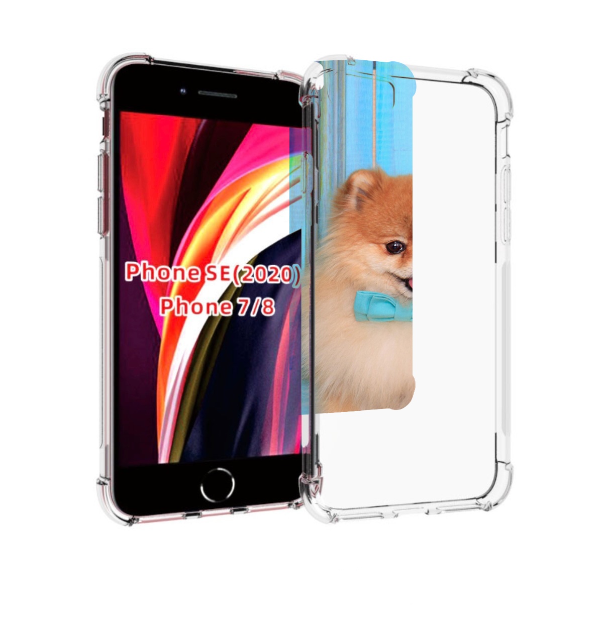 

Чехол MyPads померанскии шпиц для iPhone 7 4.7 / iPhone 8 / iPhone SE 2 (2020), Прозрачный, Tocco