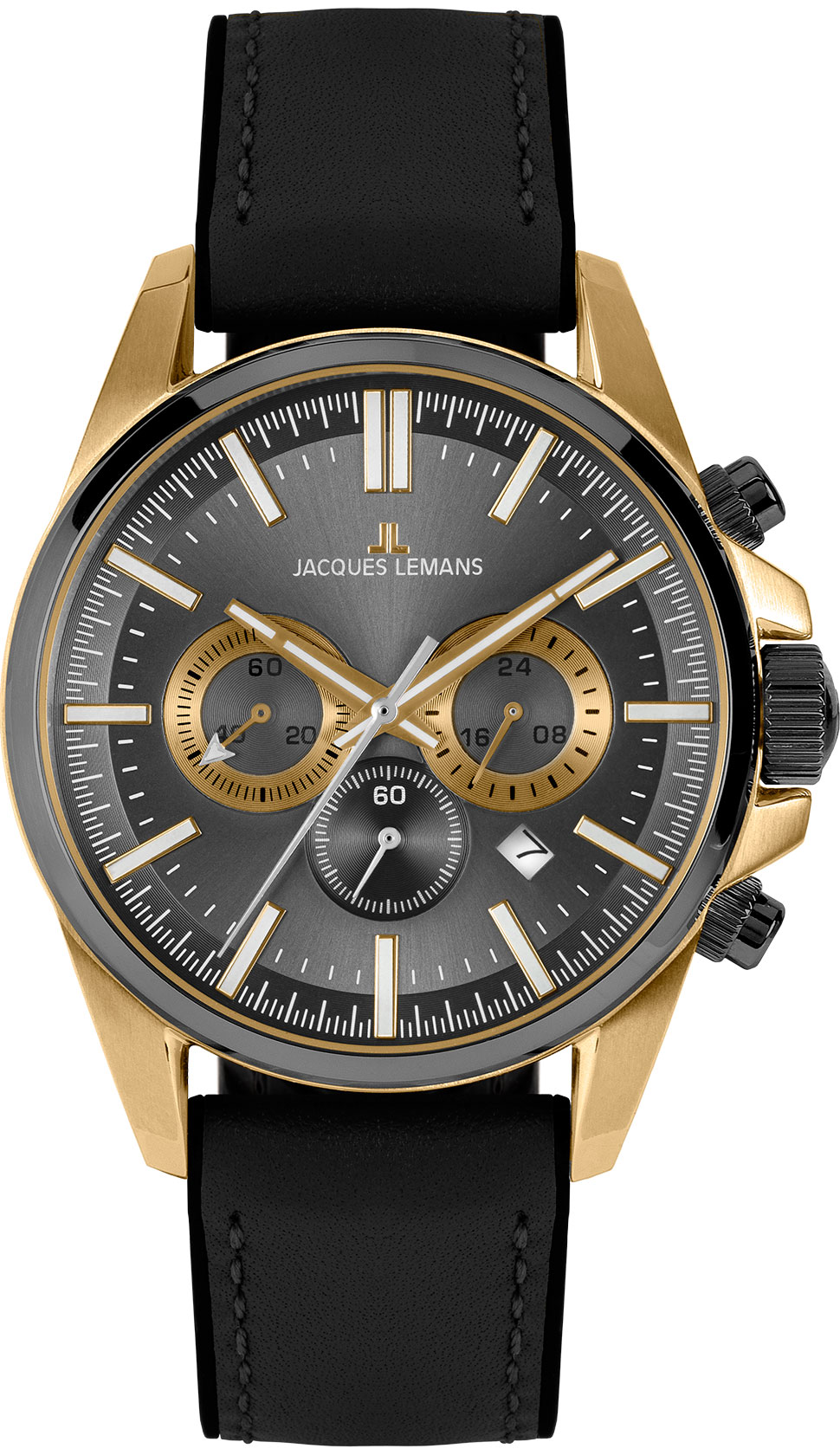 Наручные часы мужские Jacques Lemans 1-2119D черные
