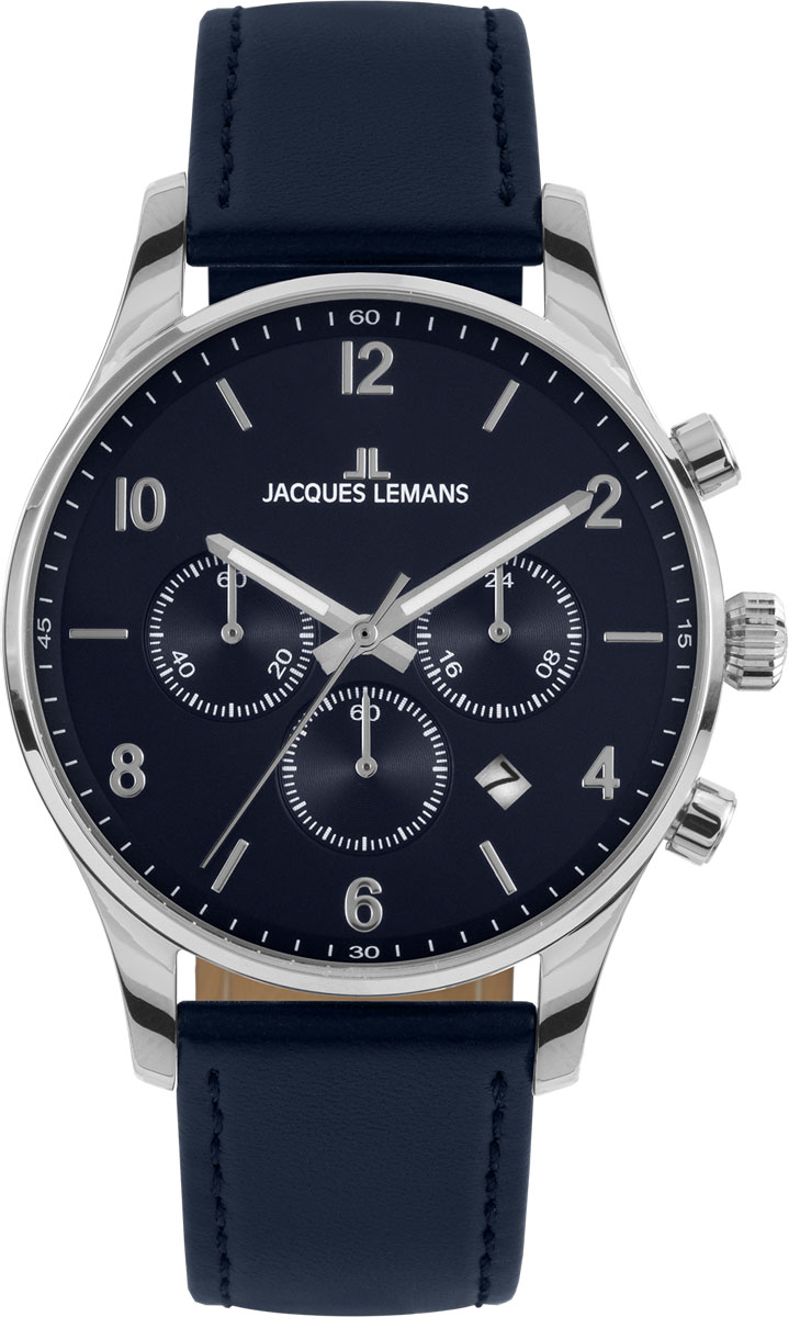 фото Наручные часы мужские jacques lemans 1-2126c синие