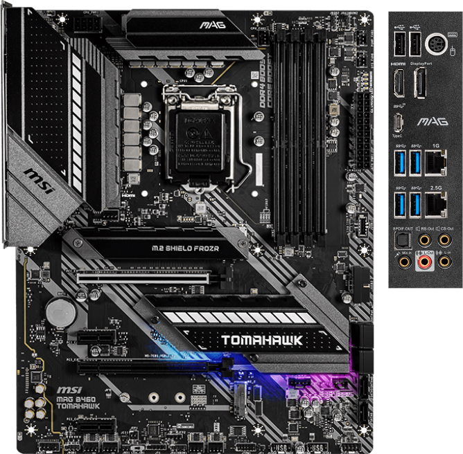 

Материнская плата MSI MAG B460 Tomahawk, MAG B460 Tomahawk