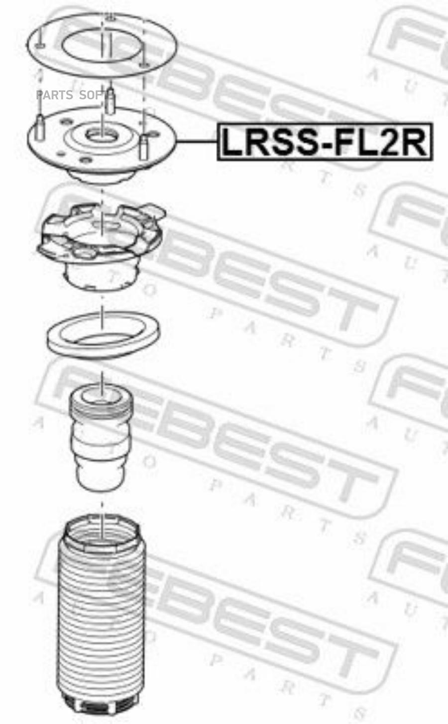 

FEBEST LRSS-FL2R Опора заднего амортизатора