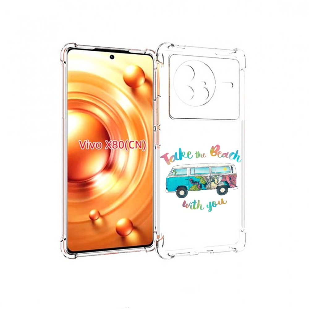 Чехол Mypads Хиппи Автобус Для Vivo X80