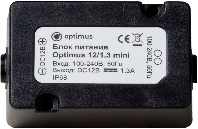 

Блок питания Optimus 12/1.3 mini, В0000006397
