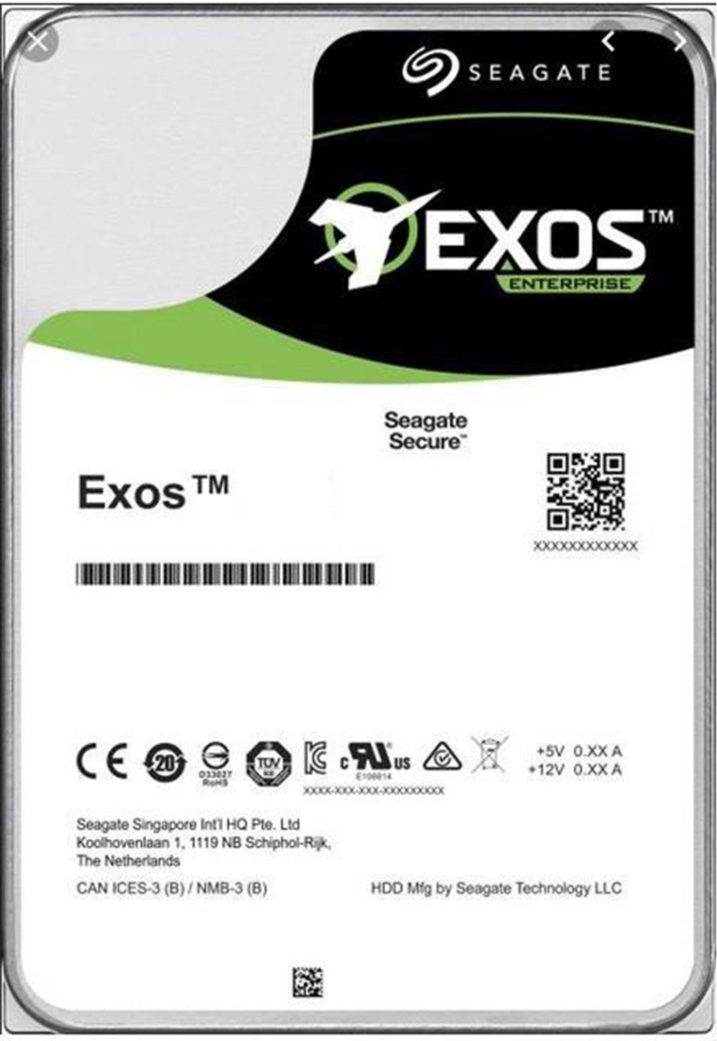 фото Внутренний hdd диск seagate exos x16 st14000nm001g sata-iii