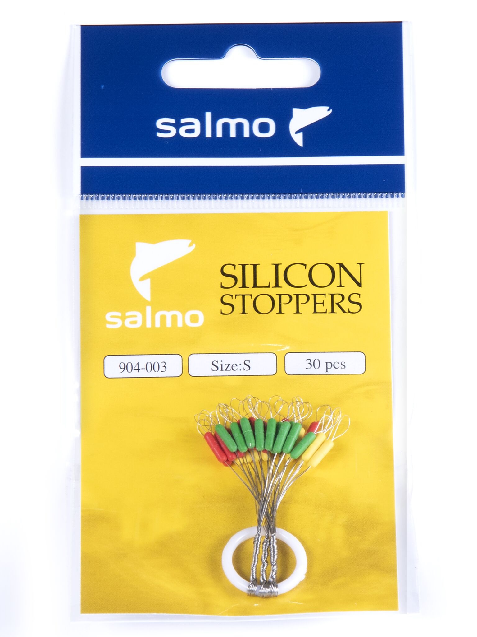 

Стопоры силиконовые Salmo р.003S 30шт., Желтый;зеленый;красный
