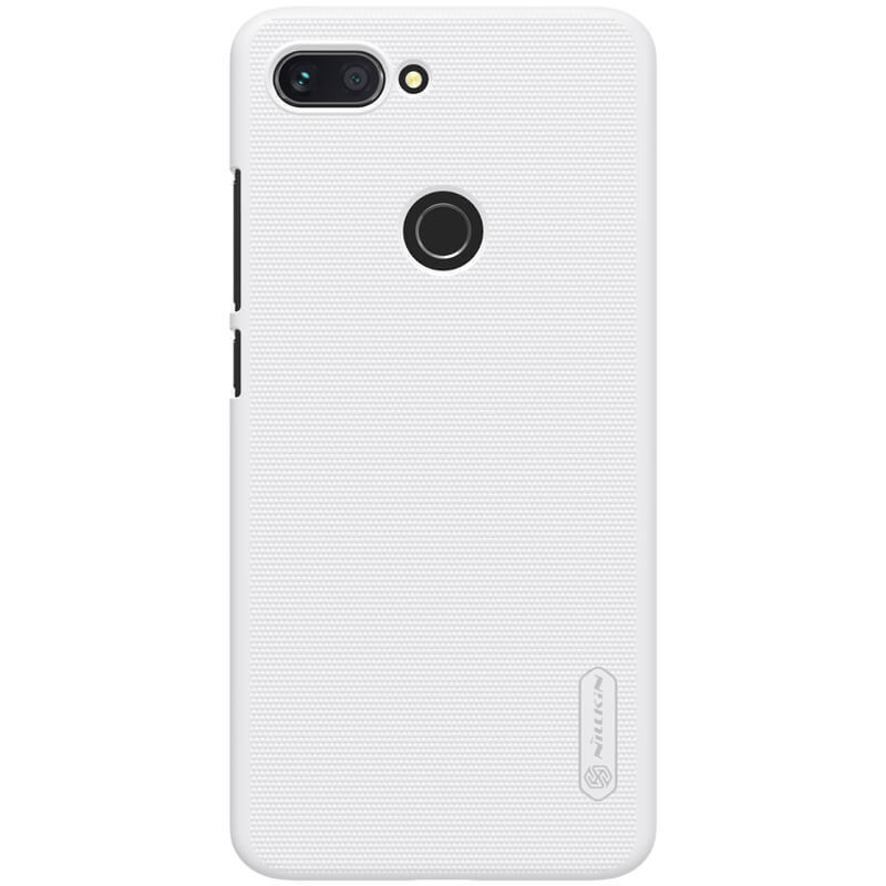 фото Накладка nillkin super frosted shield для xiaomi mi 8 lite / mi 8x (белый)