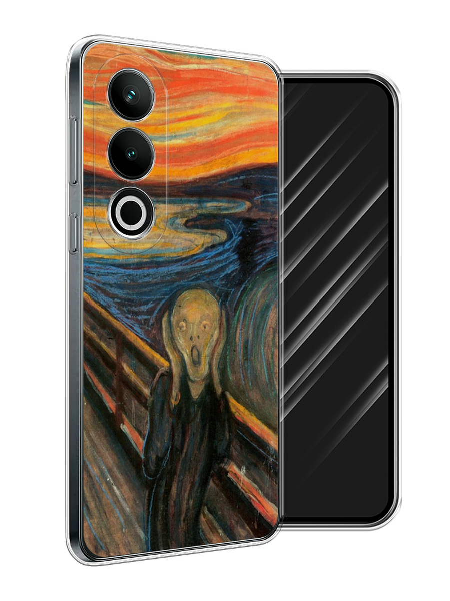 

Чехол Awog на OnePlus Nord CE4 "Крик", Оранжевый;синий;серый, 154750-1