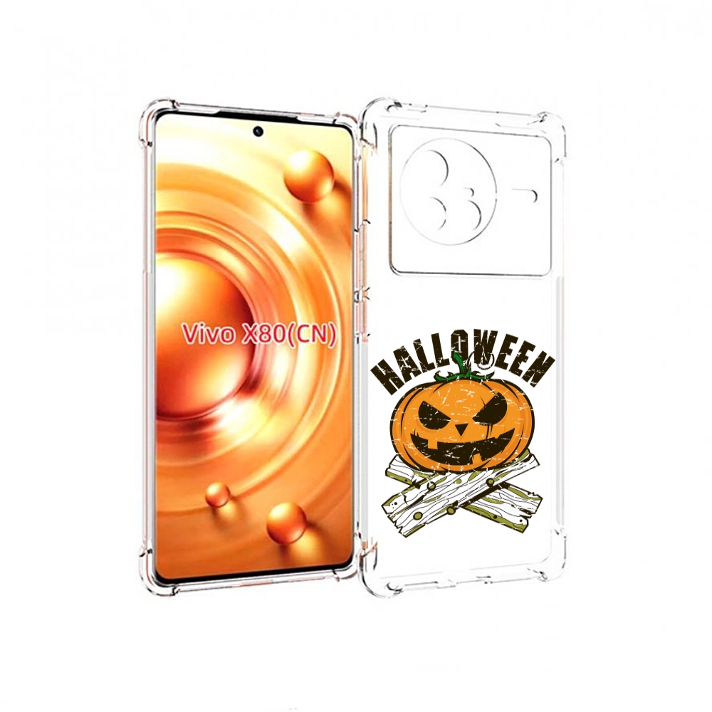 

Чехол Mypads Хэллоуин Доски Тыква Для Vivo X80, Прозрачный, Tocco