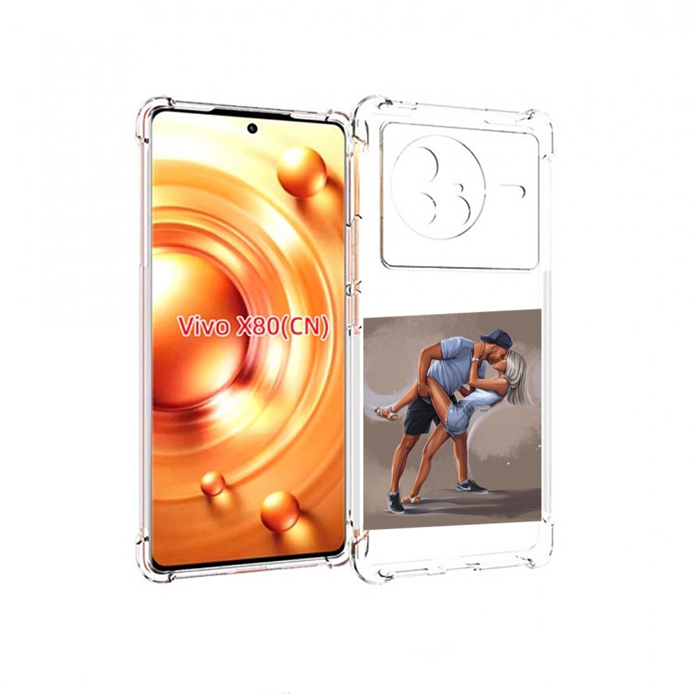 

Чехол Mypads Девушка С Парнем Танцуют Женский Для Vivo X80, Прозрачный, Tocco