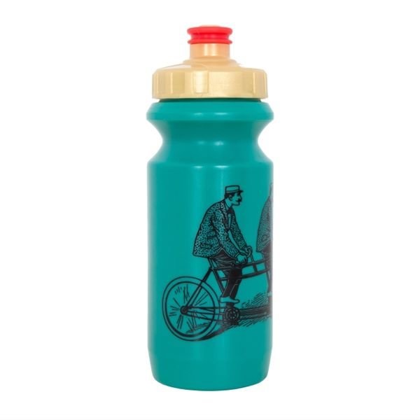 

Фляга 600 мл GREEN CYCLE Dudes on bike, Зеленый;бежевый;черный