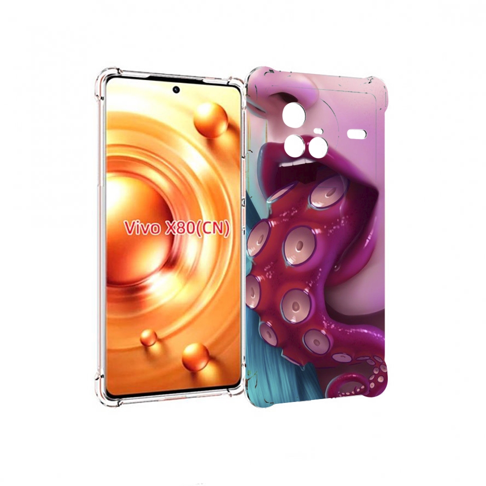 

Чехол Mypads Девушка С Щупальцой Женский Для Vivo X80, Прозрачный, Tocco