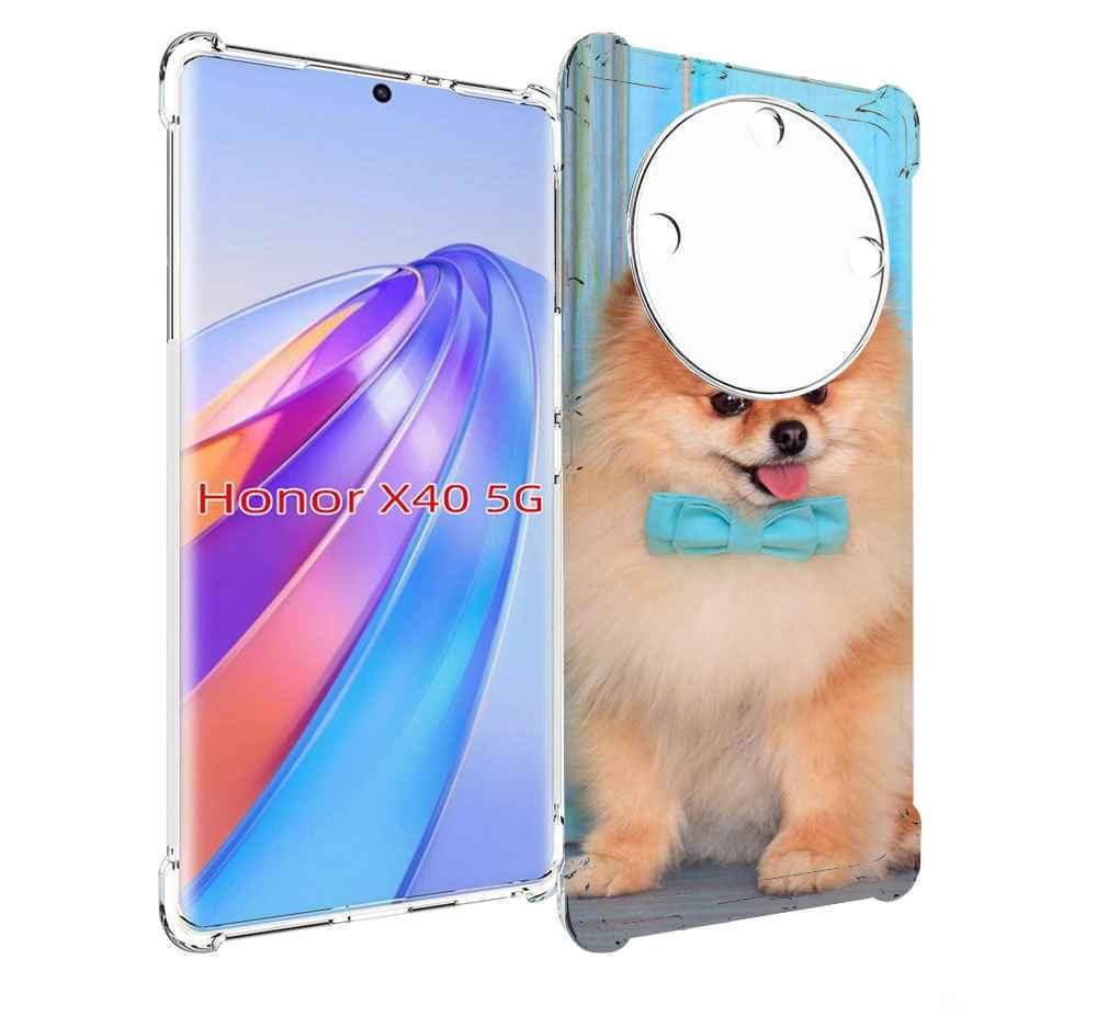 

Чехол MyPads померанскии шпиц для Honor X40, Прозрачный, Tocco