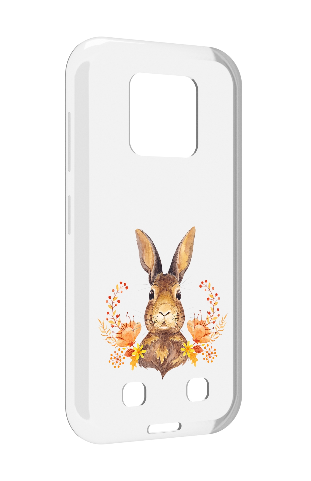

Чехол MyPads зайка в цветах для Oukitel WP18, Прозрачный, Tocco