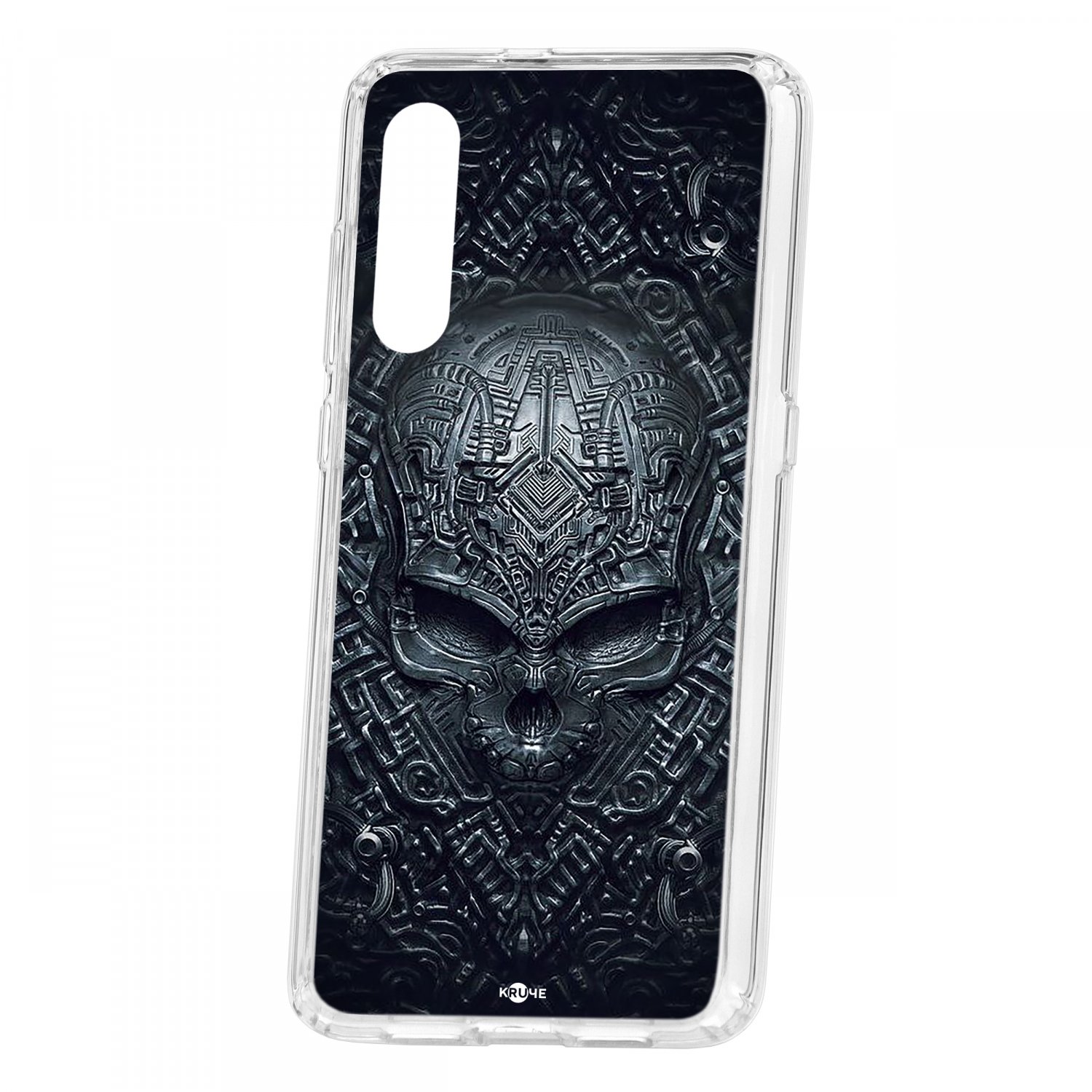 фото Чехол kruche xiaomi mi 9 print череп техно кruче