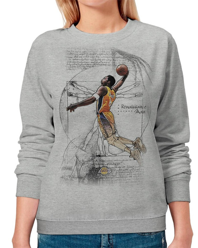 

Свитшот женский Dream Shirts 412-kobe-1swi серый 54 RU, 412-kobe-1swi