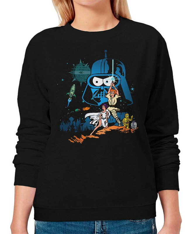 

Свитшот женский Dream Shirts 5249-futu-1swi черный 52 RU, 5249-futu-1swi