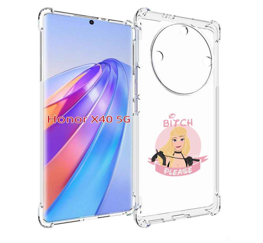 

Чехол MyPads принцесса-аврора женский для Honor X40, Прозрачный, Tocco