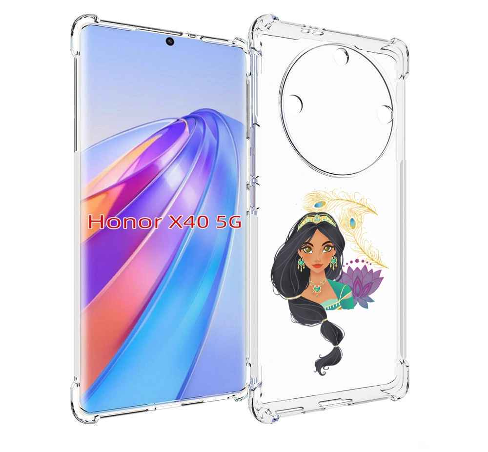 

Чехол MyPads принцесса-из-алладина женский для Honor X40, Прозрачный, Tocco
