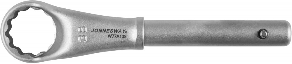 

JONNESWAY W77A138 Ключ накидной усиленный, 38 мм, d21.5/245 мм