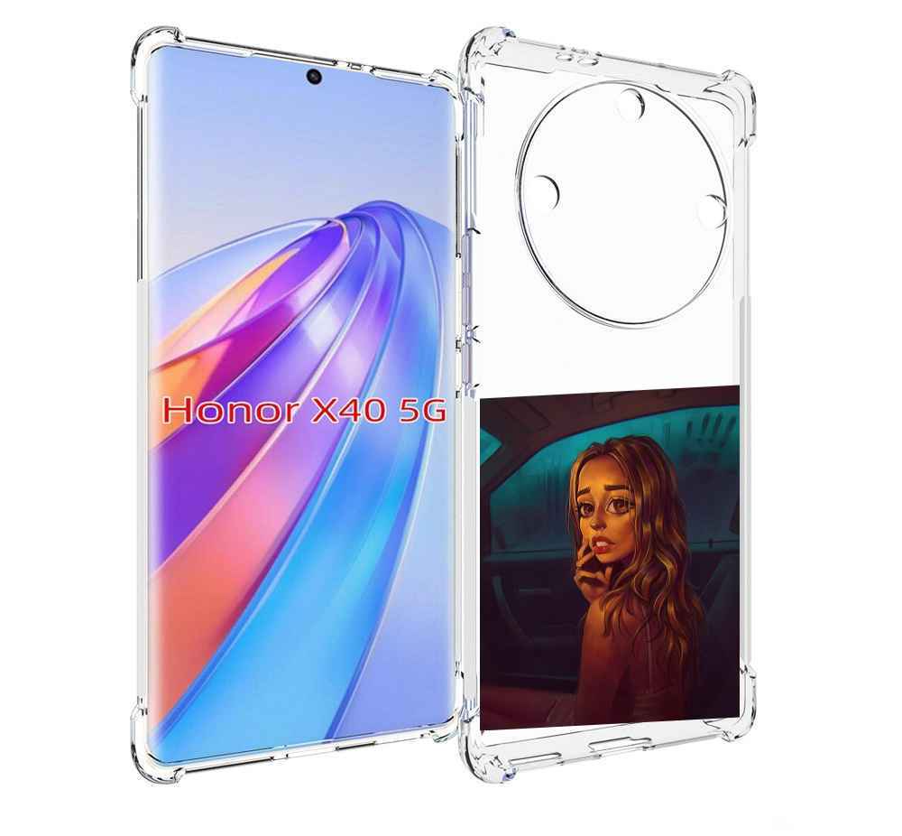 

Чехол MyPads пуп-невесты женский для Honor X40, Прозрачный, Tocco