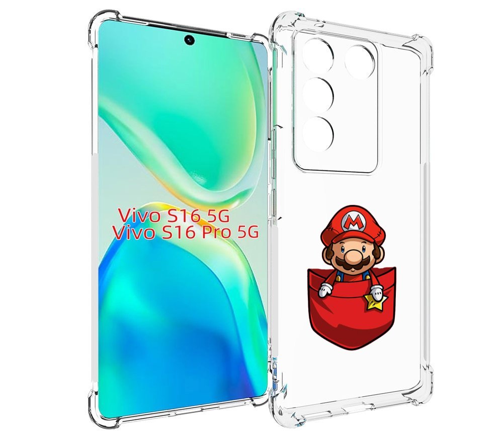 

Чехол MyPads марио в кармашке детский для Vivo S16 5G/S16 Pro 5G/V27/V27 Pro, Tocco