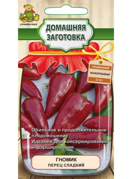 

Семена перец сладкий Поиск Гномик 735100 1 уп.