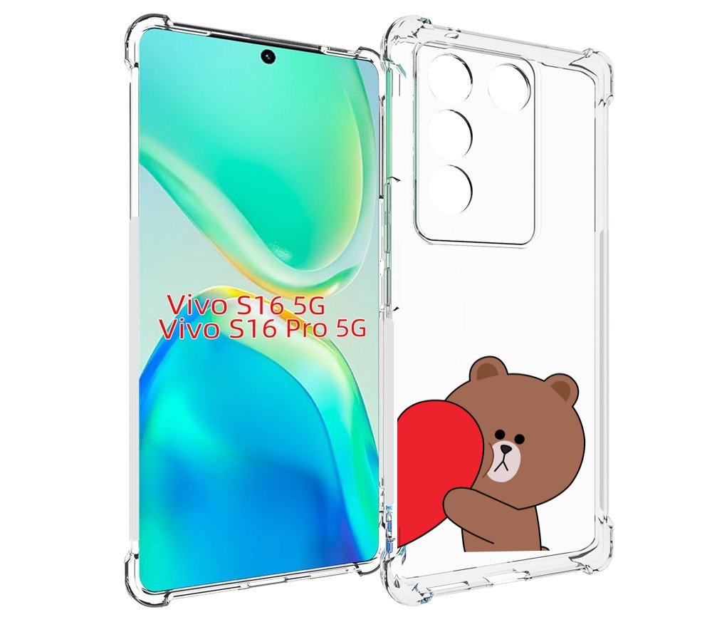 

Чехол MyPads медвежонок детский для Vivo S16 5G/S16 Pro 5G/V27/V27 Pro, Tocco