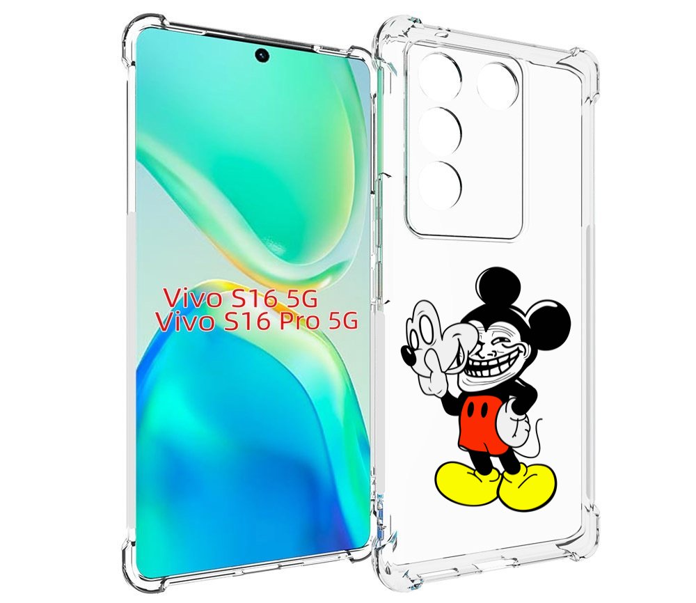 

Чехол MyPads микки-маус-троллер для Vivo S16 5G/S16 Pro 5G/V27/V27 Pro, Tocco