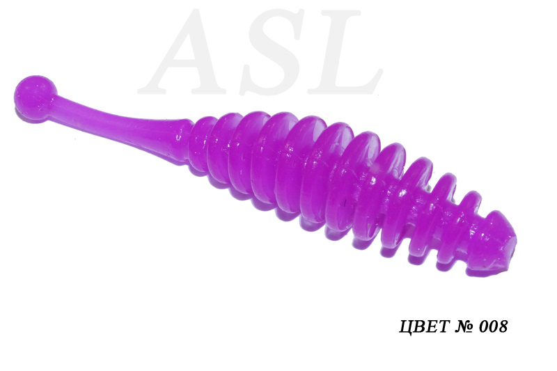 

Силиконовая приманка ASL Бу-Бу цв. 008,L-5см 10шт/уп, Бу-бу