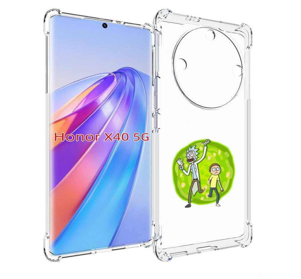 

Чехол MyPads рик-и-морти-в-кружке для Honor X40, Прозрачный, Tocco