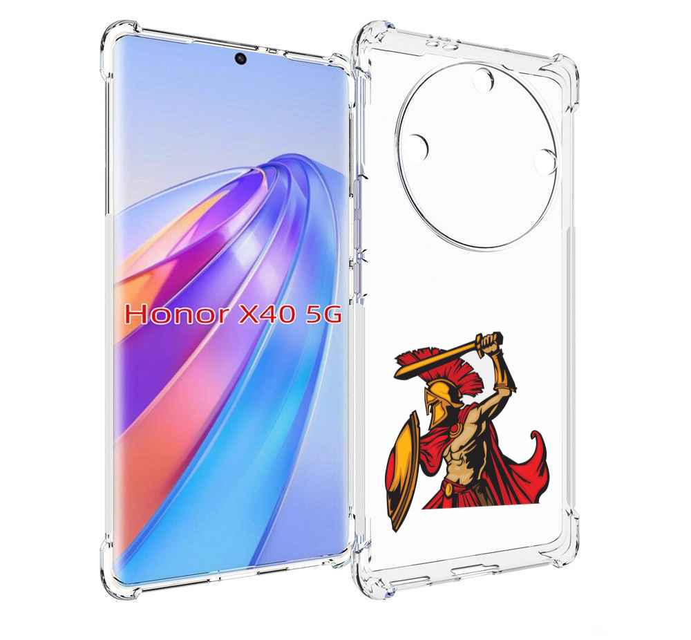 

Чехол MyPads римский-воин для Honor X40, Прозрачный, Tocco