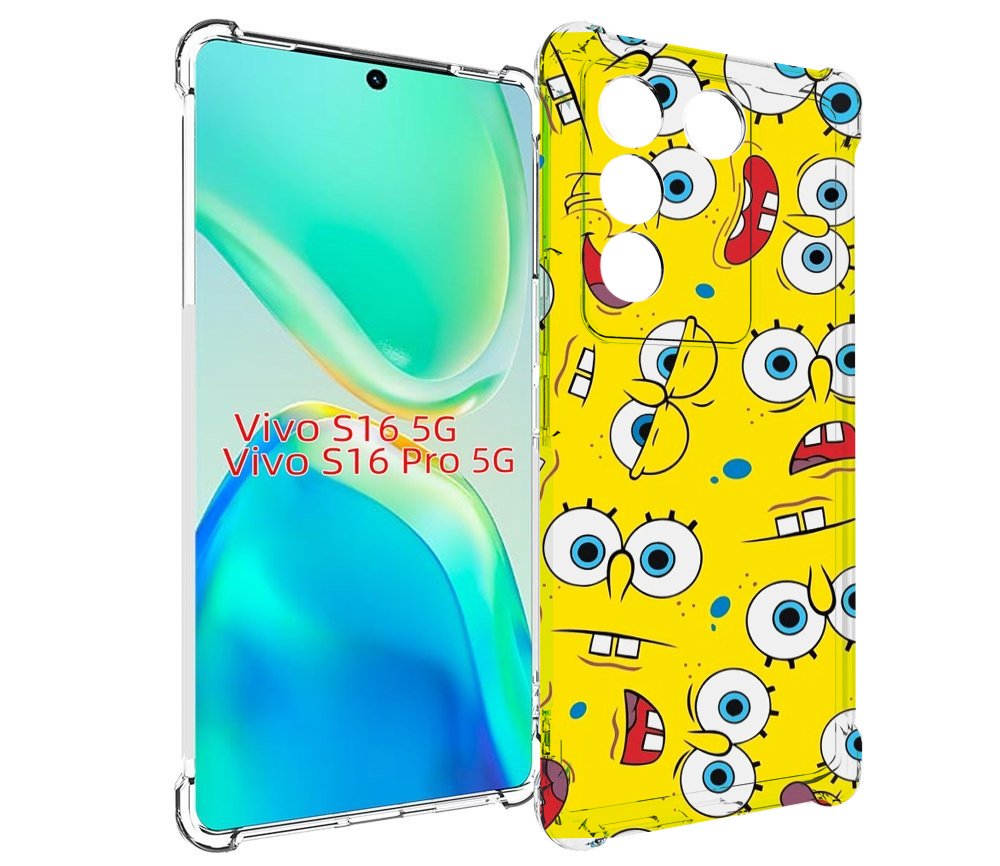 

Чехол MyPads много-спанч-боба для Vivo S16 5G/S16 Pro 5G/V27/V27 Pro, Tocco