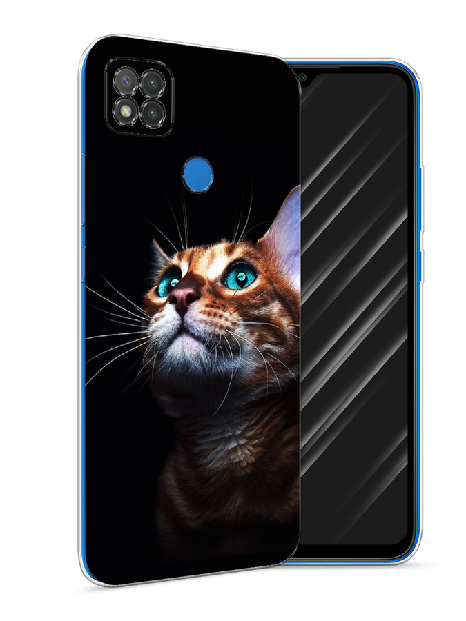 

Чехол Awog на Xiaomi Redmi 9C "Мечтательный кот", Разноцветный, 39050-1
