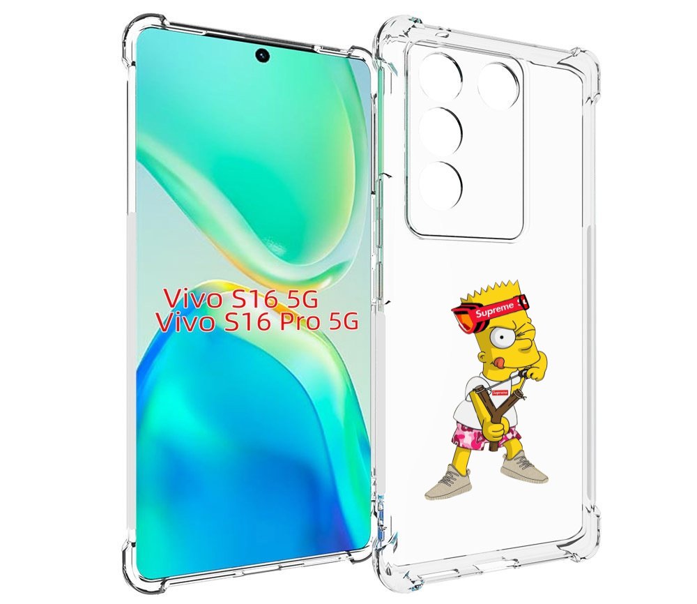 

Чехол MyPads модный-барт-симпсон для Vivo S16 5G/S16 Pro 5G/V27/V27 Pro, Tocco