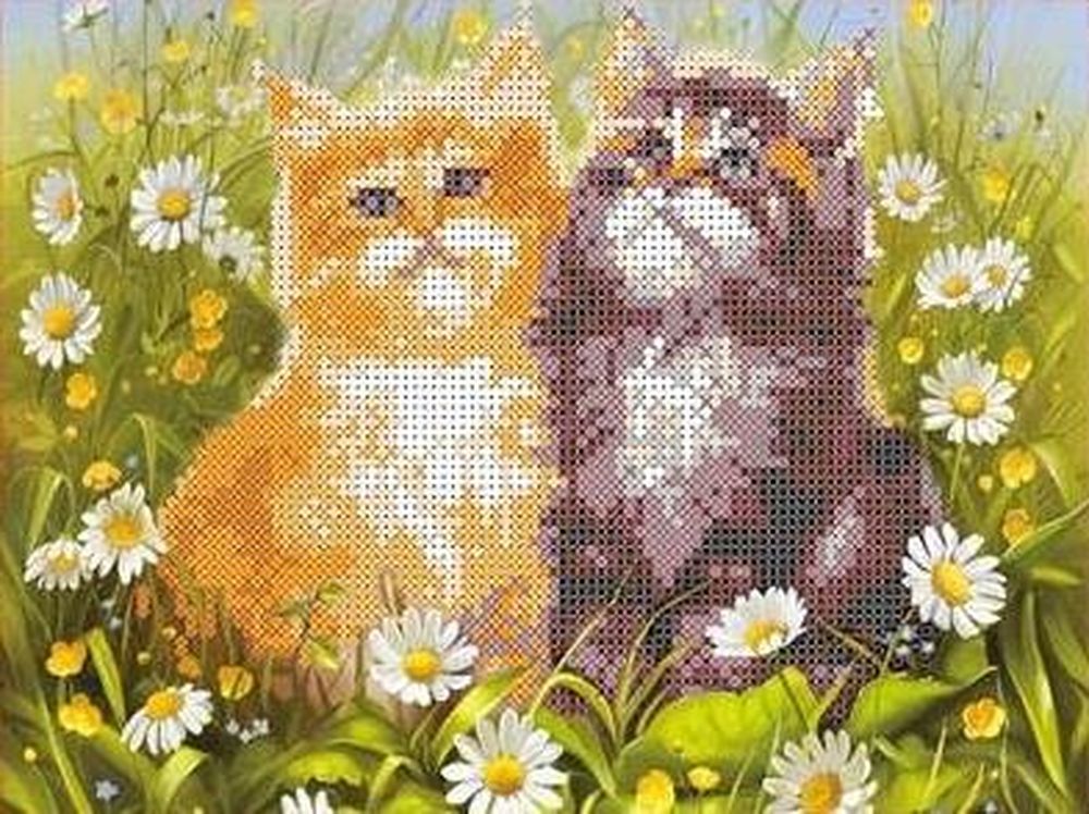 

Рисунок на ткани «Котята»