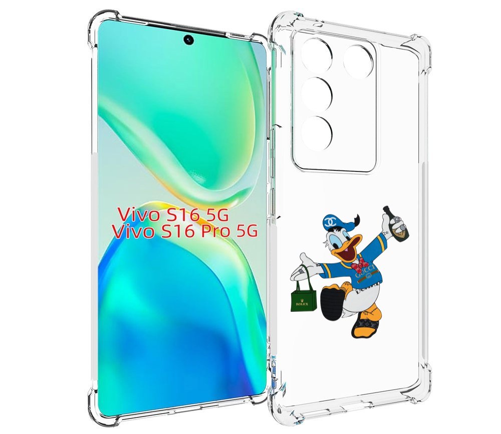 

Чехол MyPads модный-дональд-дак для Vivo S16 5G/S16 Pro 5G/V27/V27 Pro, Tocco