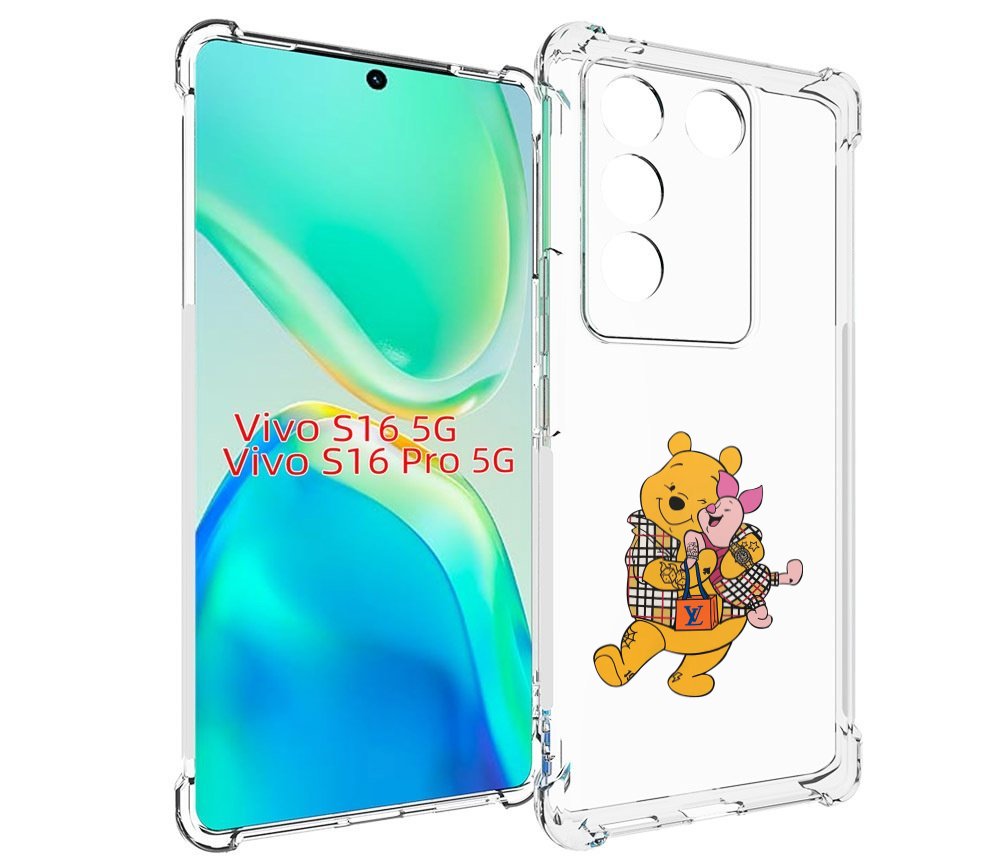 

Чехол MyPads модный-медведь-из-винни-пуха для Vivo S16 5G/S16 Pro 5G/V27/V27 Pro, Tocco