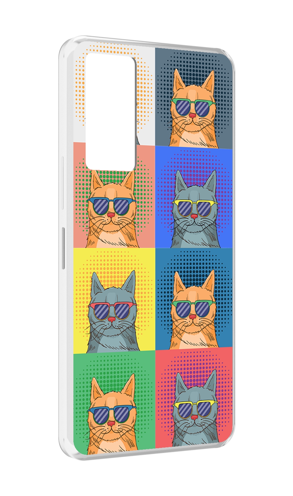 

Чехол MyPads разноцветные-коты для Infinix Note 11, Прозрачный, Tocco