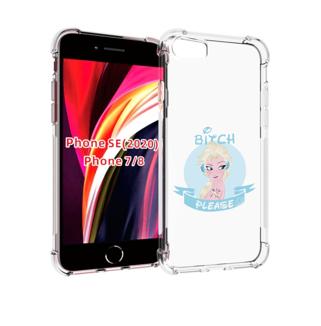 

Чехол MyPads принцесса-из-холодного-сердца женский для iPhone 7 4.7 / iPhone 8, Прозрачный, Tocco