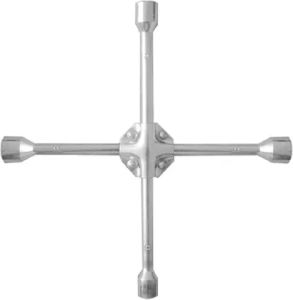 фото Ключ баллонный крест 17 х 19 х 21 х 1/2" d=16 мм усиленный маякавто